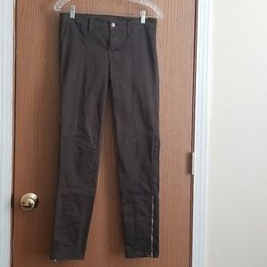 J Brand Green Radar Zip Leggings Size 28